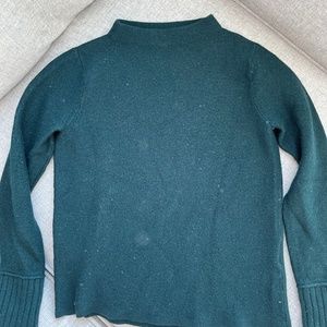 Club Monaco Mock Neck Sweater in Green size XS